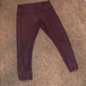Burgundy sz 12 lululemon leggings